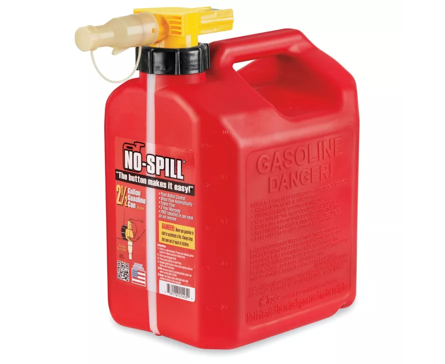 NO SPILL 2.5 GAL GAS CAN